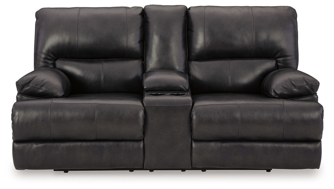 Mountainous - Power Reclining Loveseat With Console /Adj Headrest - Eclipse