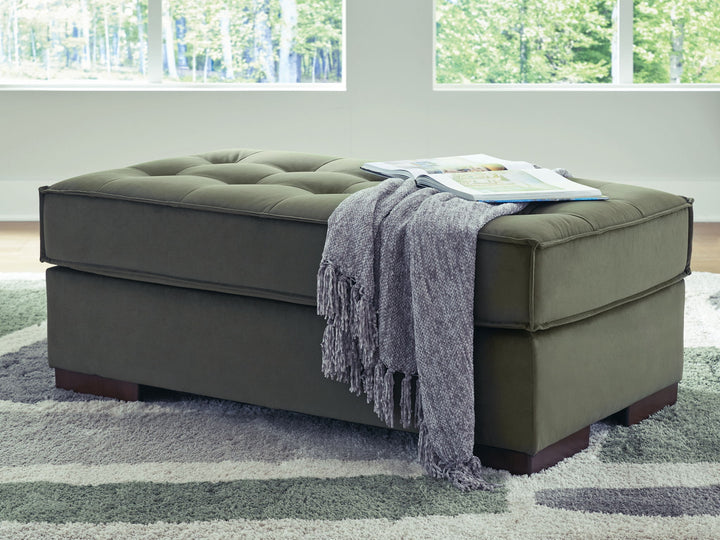 Caspian-Town - Oversized Accent Ottoman - Olive