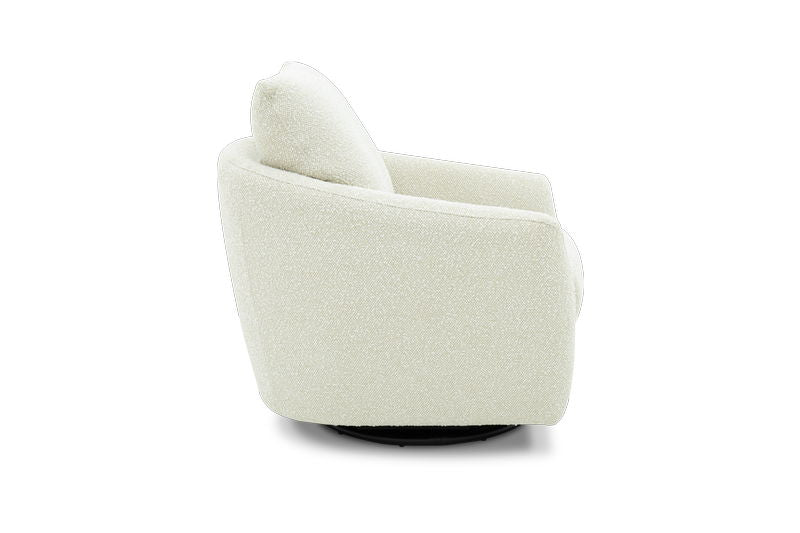 Morrow - Single Power Swivel Recliner With Power Footrest Only - Pearl