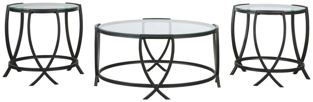 Tarrin - Occasional Table Set (Set of 3) - Black