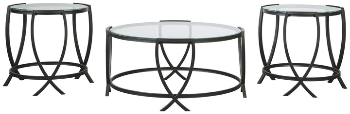 Tarrin - Occasional Table Set (Set of 3) - Black