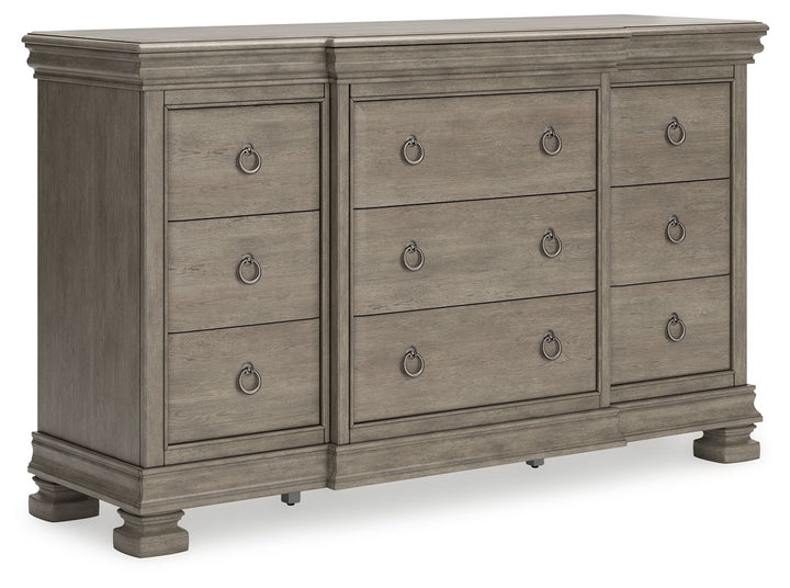 Lexorne - Dresser - Gray