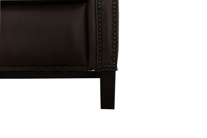 Thornfield - Push Thru The Arm Recliner - Mousse