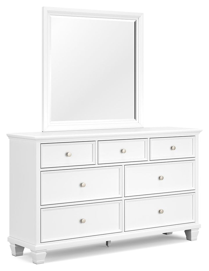 Fortman - Dresser And Mirror - White