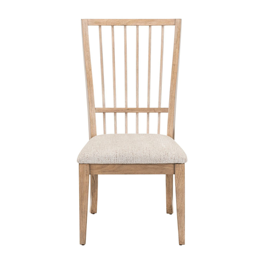 Haven Hills - Spindle Back Side Chair (RTA) - Camel Beige