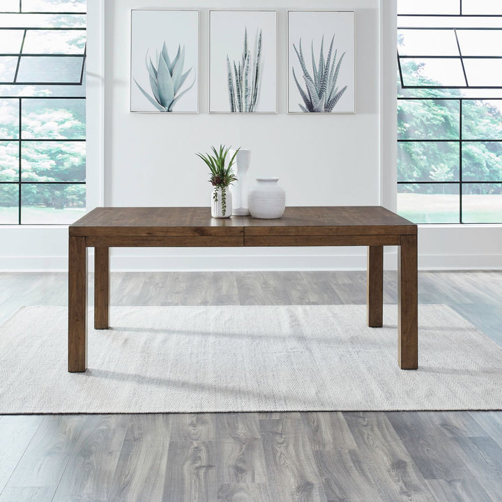 Shaker Lakes - Rectangular Leg Table - Harvest Brown