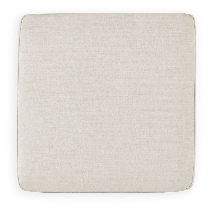 Lerenza - Oversized Accent Ottoman - Birch