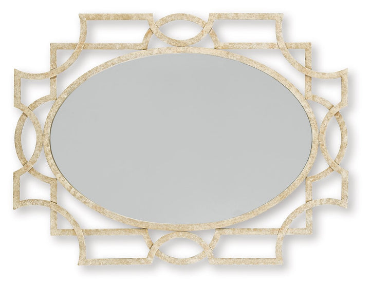 Fulkmore - Accent Mirror - Antique Gold Finish