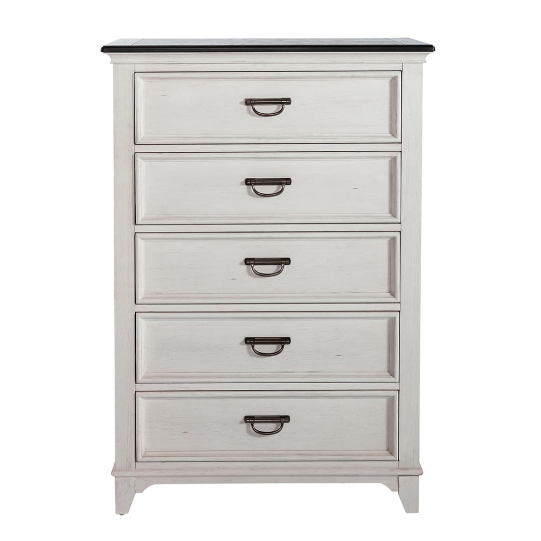 Allyson Park - 5 Drawer Chest - White