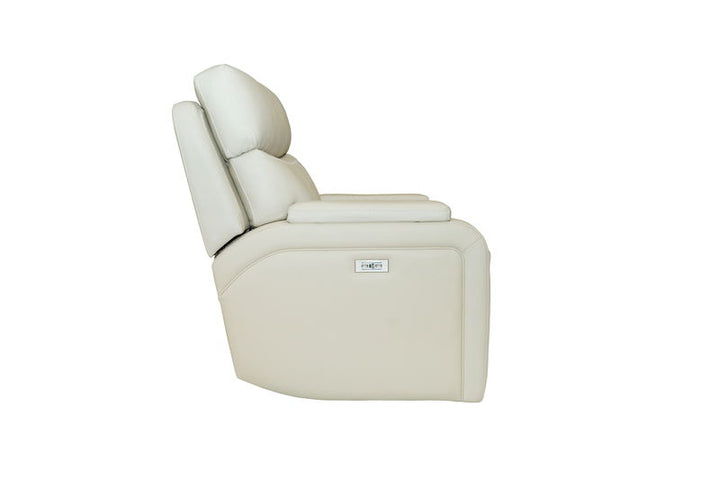 Gunner - Recliner With Power And Power Headrest - Almond