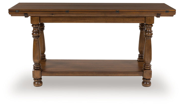 Sturlayne - Flip Top Sofa Table - Brown