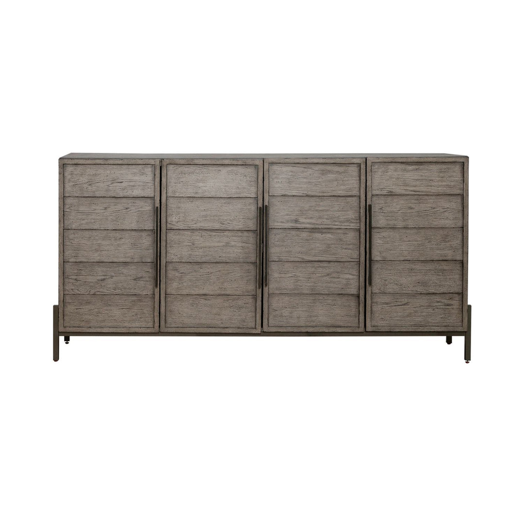 Pelicans Buff - 74" Accent TV Console - Gray