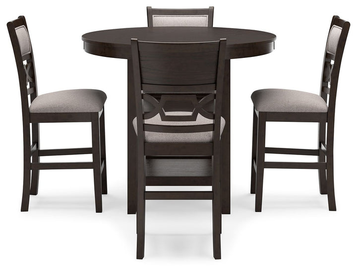 Langwest - Dining Room Counter Table Set (Set of 5) - Brown