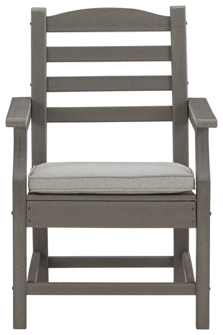 Visola - Arm Chair With Cushion (Set of 2) - Gray
