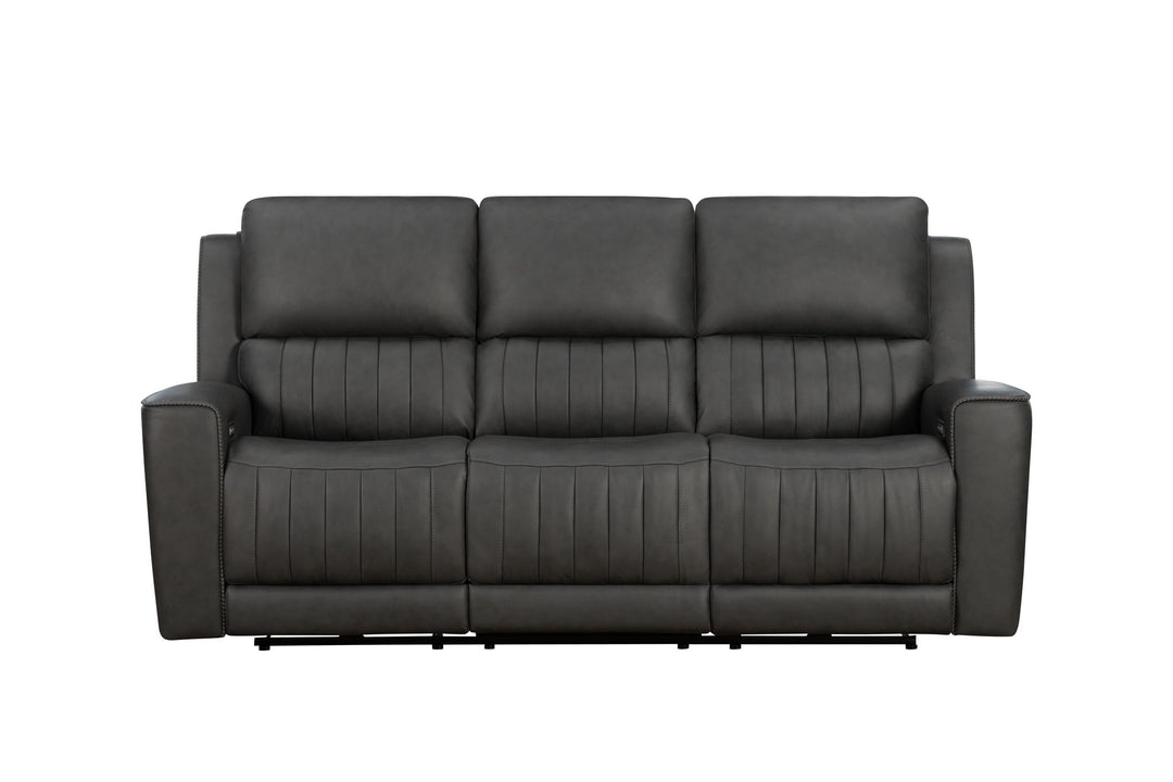 Pierce - Power Sofa With Power Recline, Power Headrest (Drop Down Table With Two Cup Holders)-Zero Gravity, Lumbar