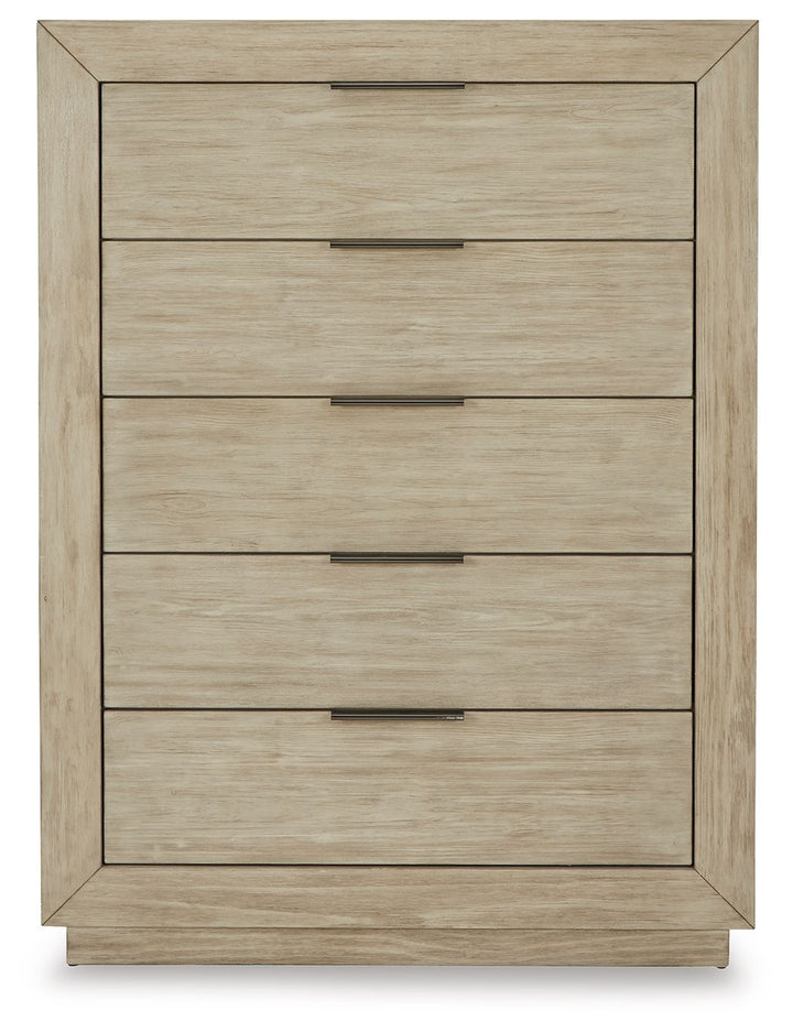Hennington - Five Drawer Chest - Bisque