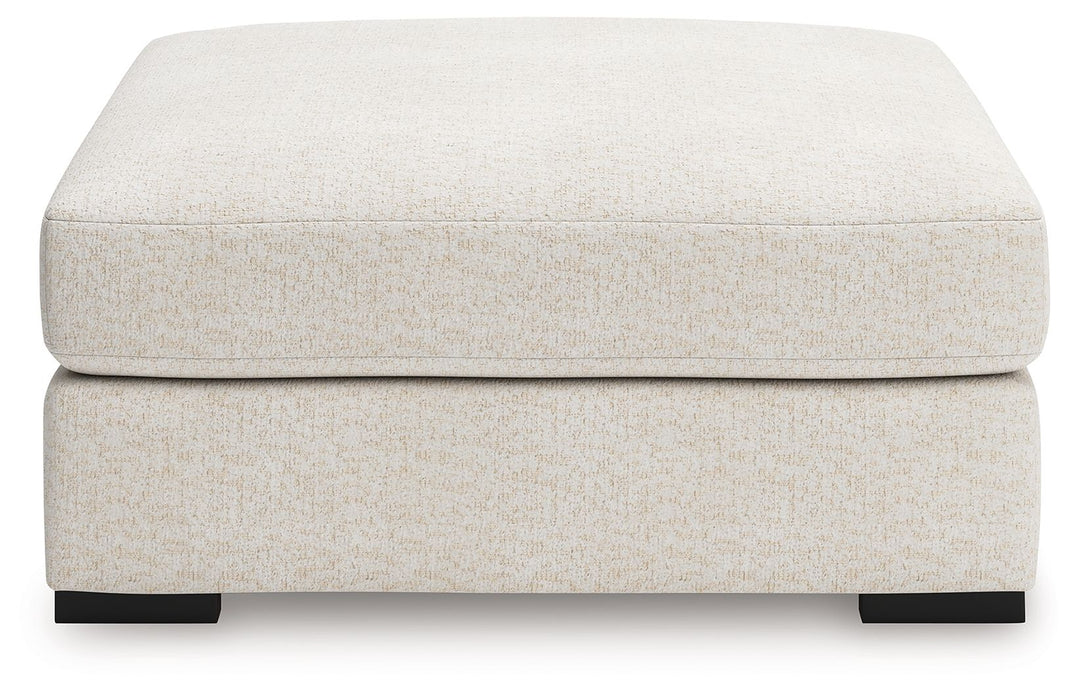 Donelson Creek - Oversized Accent Ottoman - Vanilla