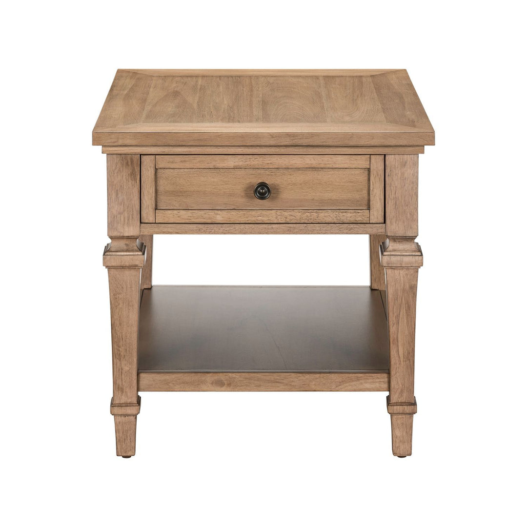 Haven Hills - End Table - Camel Beige