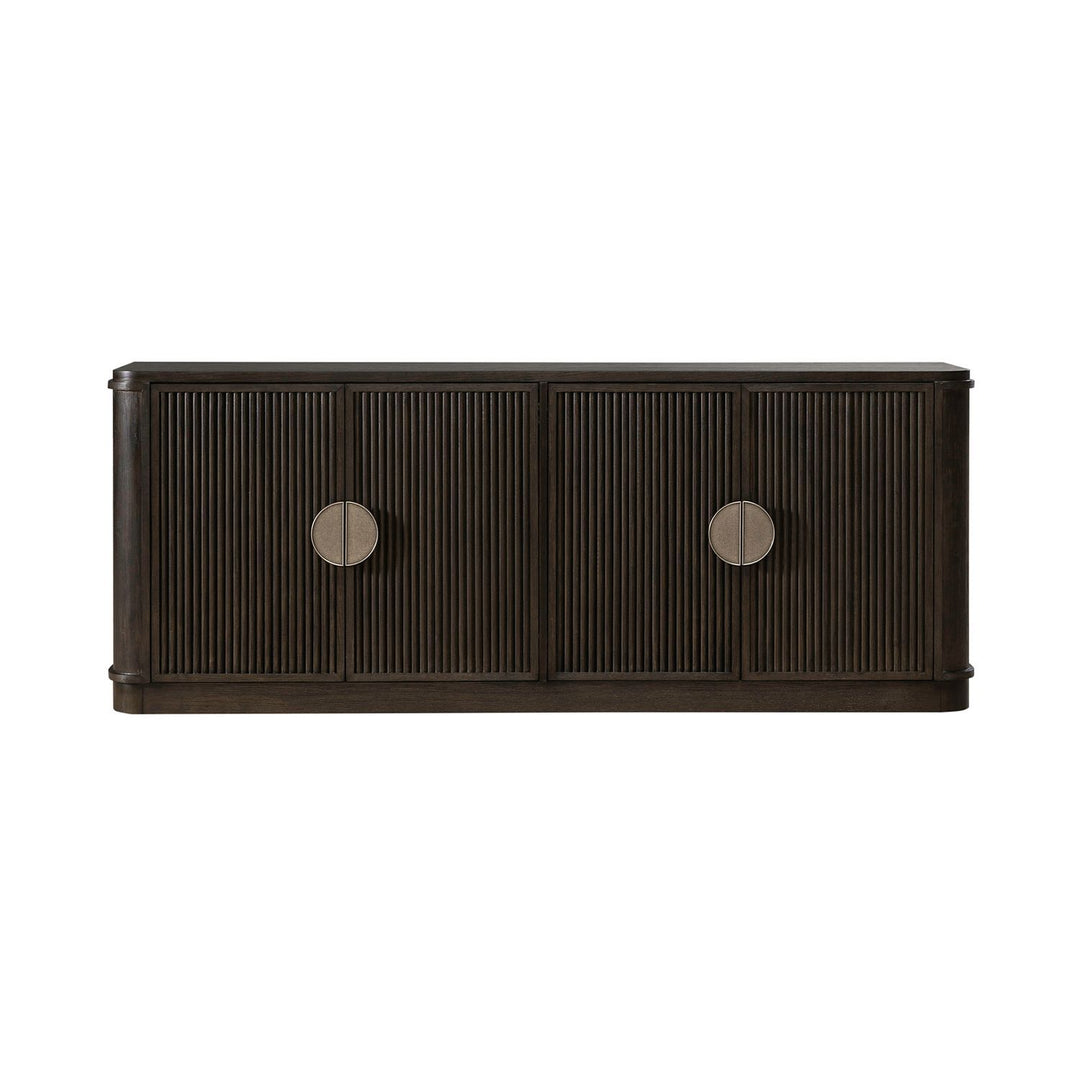 City View - 82" TV Console - Coffee Bean