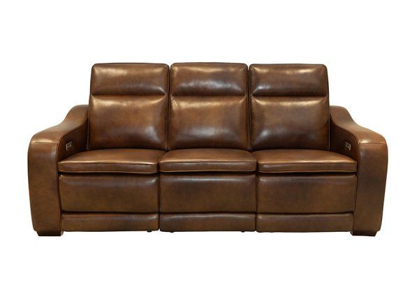 Grady - Sofa Recliner With Power And Power Headrest, Power Lumbar - Cocoa