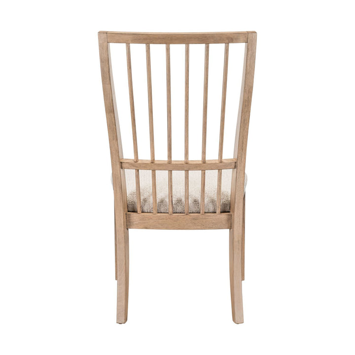Haven Hills - Spindle Back Side Chair (RTA) - Camel Beige