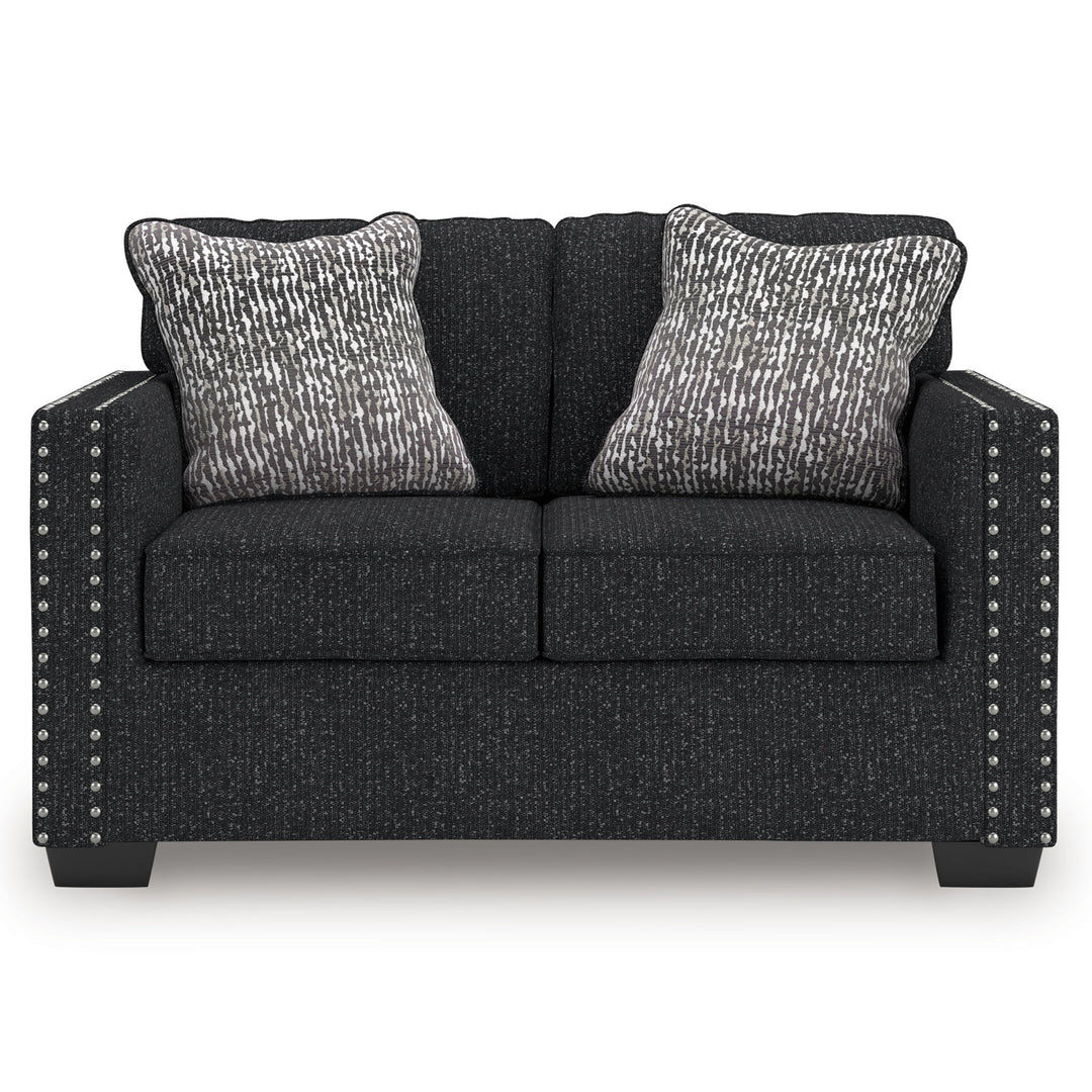 Jasmine Peaks - Loveseat - Coal