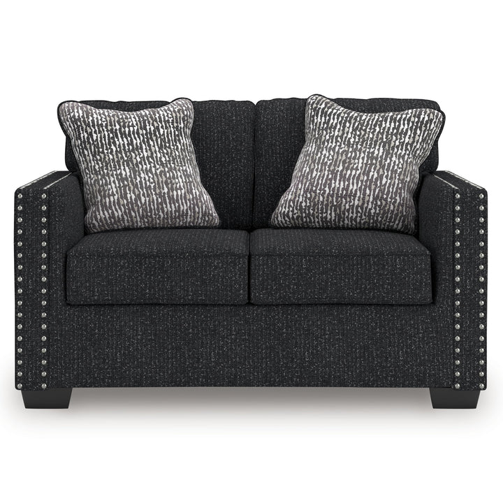 Jasmine Peaks - Loveseat - Coal
