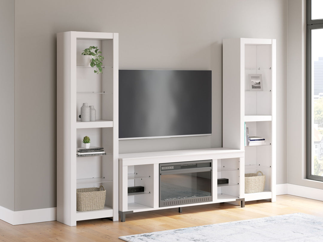 Brollevi - 3-Piece Entertainment Center - White