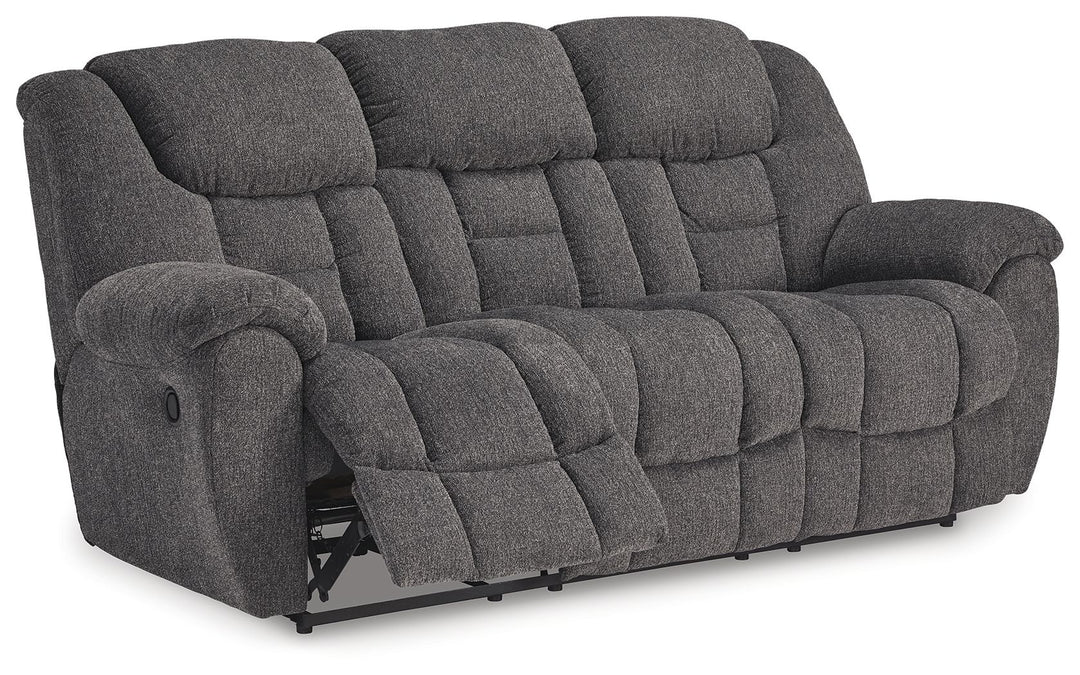 Foreside - Reclining Sofa - Charcoal