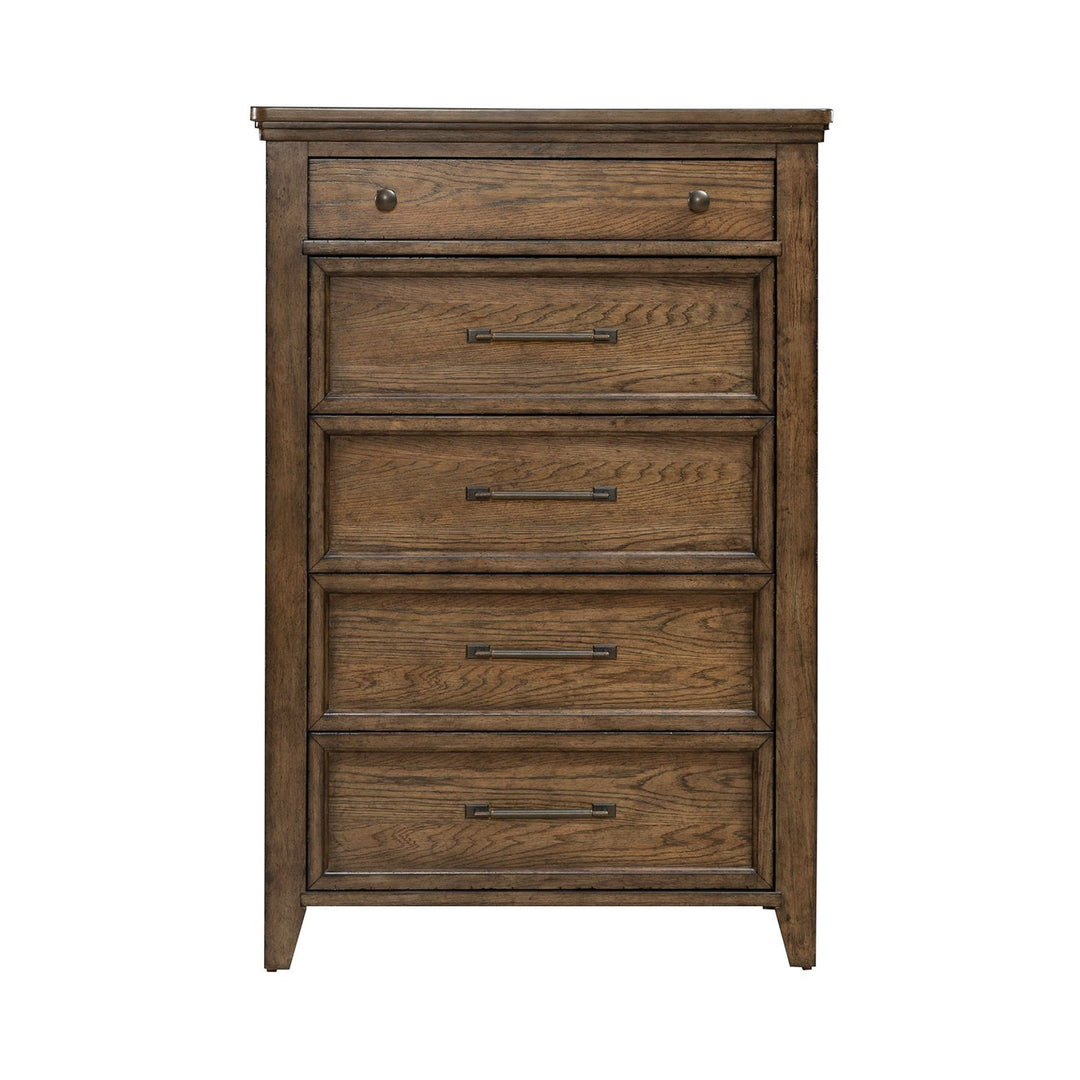 Carolina Park - 5 Drawer Chest - Brown