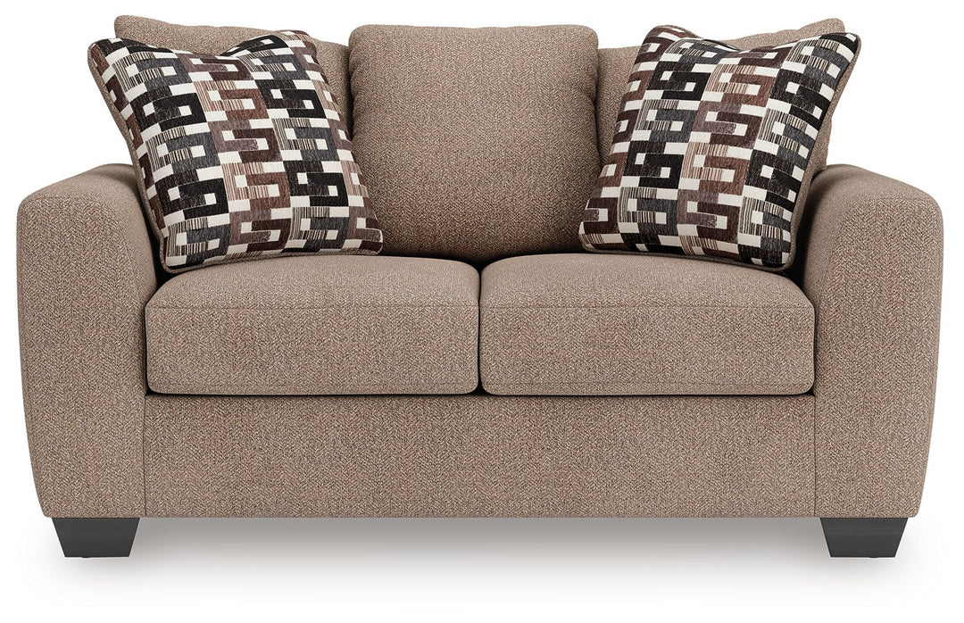Triston-Peaks - Loveseat - Suede
