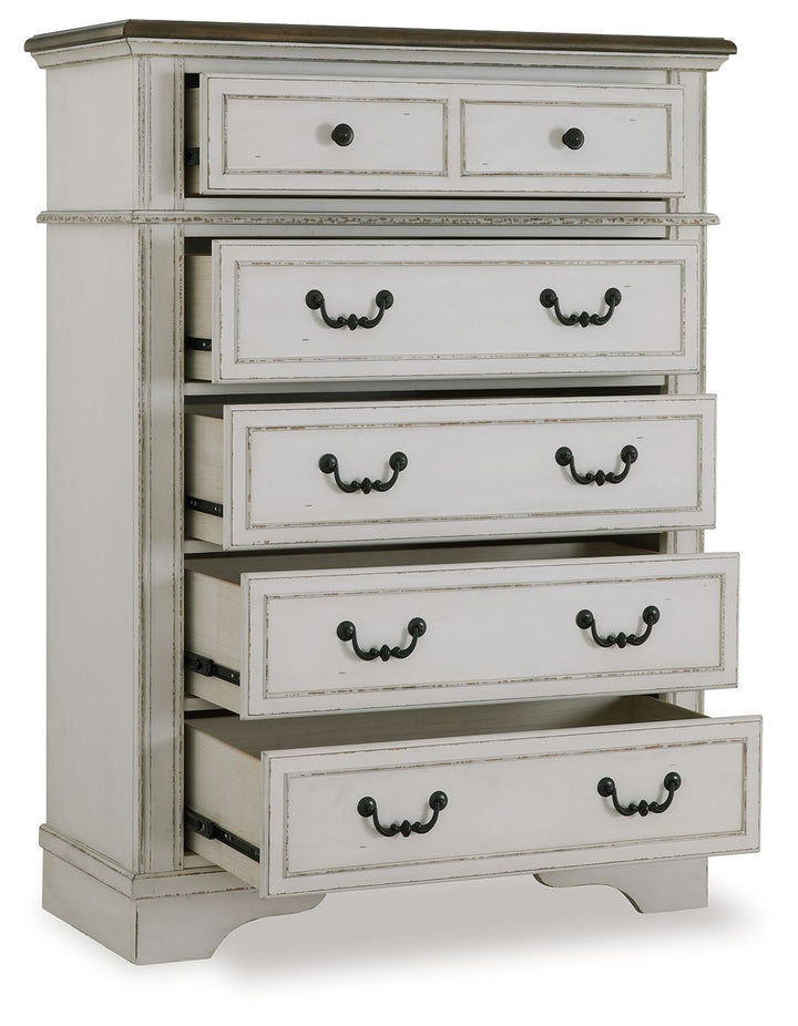 Blendon - Five Drawer Chest - Two-tone