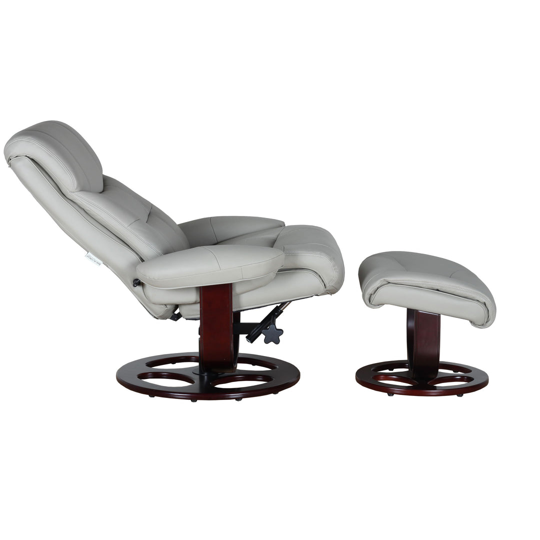 Dawson - Swivel Pedestal Recliner And Ottoman