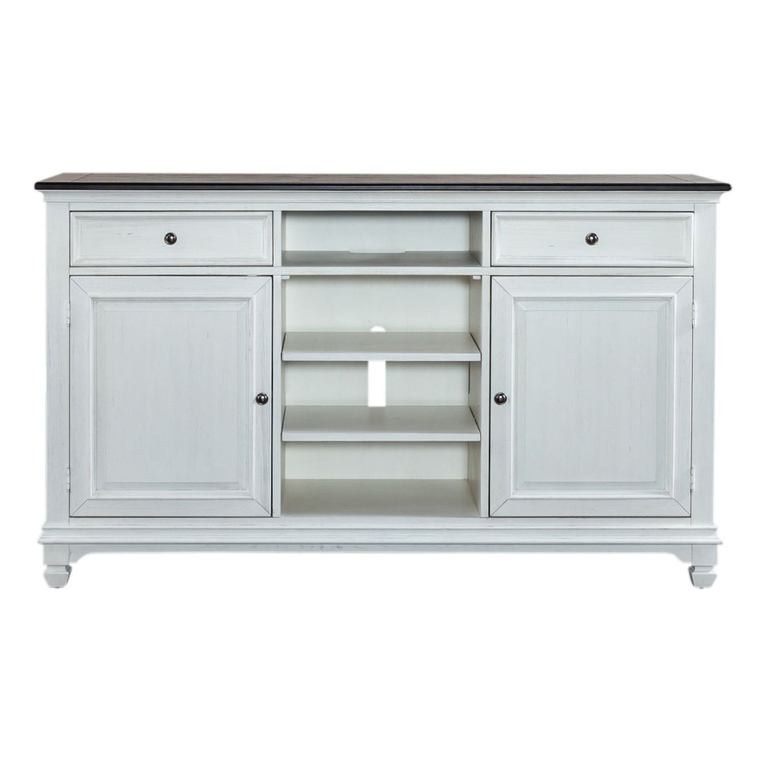 Allyson Park - 68" Highboy TV Console - White
