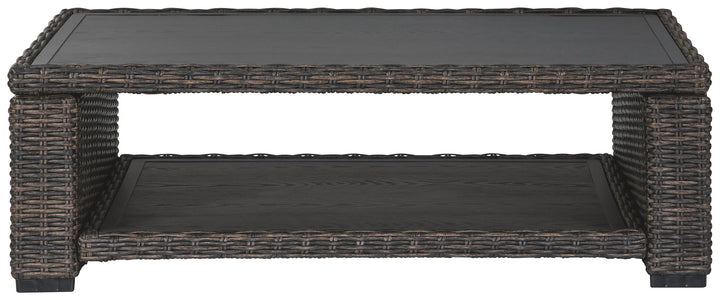 Grasson Lane - Rectangular Cocktail Table - Brown