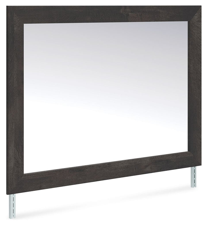 Hollivern - Bedroom Mirror - Dark Gray