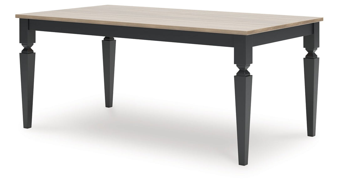 Brenkerton - Rectangular Dining Room Table - Grayish Brown / Black