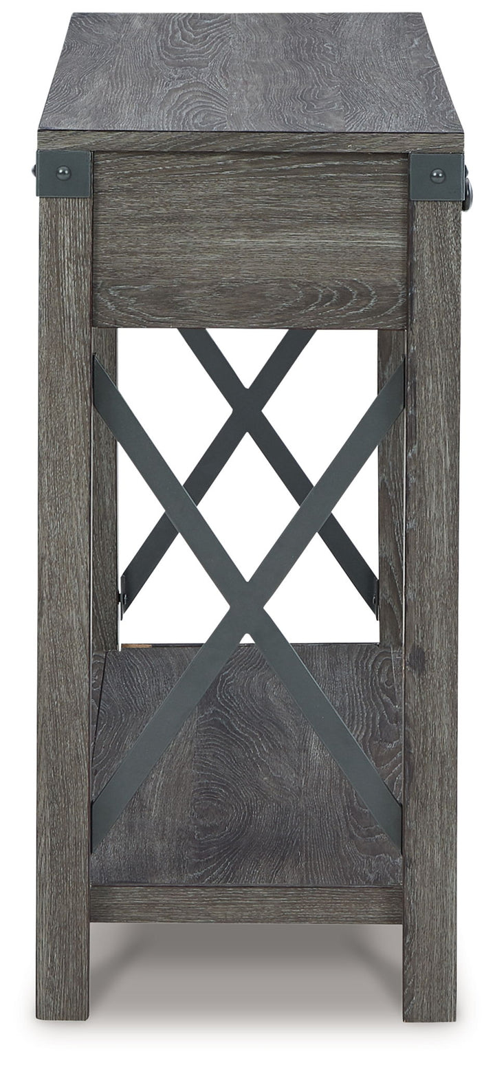 Freedan - Console Sofa Table - Grayish Brown