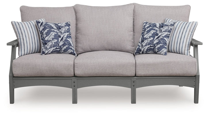 Cove Beach - Sofa With Cushion - Gray