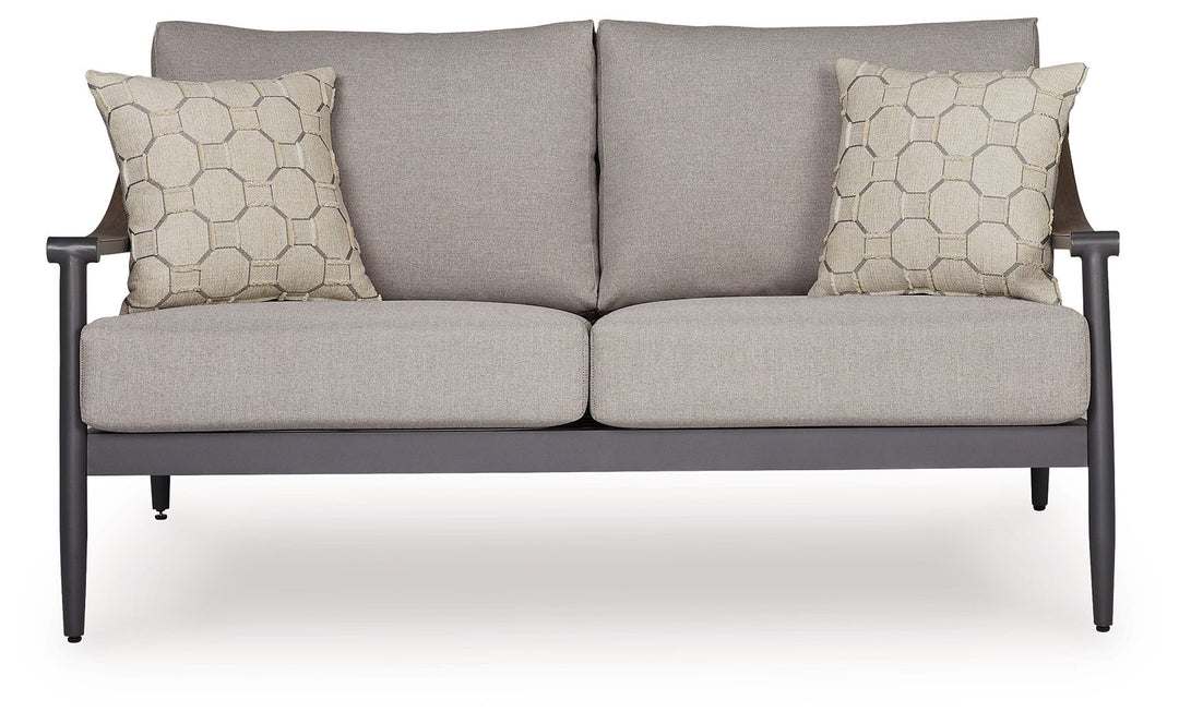 Ocean Beach - Loveseat With Cushion - Gray