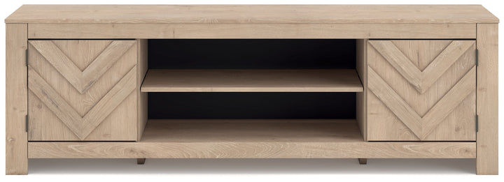 Cayboni - LG TV Stand With Fireplace Option