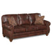 NOBLE COLLECTION LEATHER STATIONARY SOFA- S64DWLU image