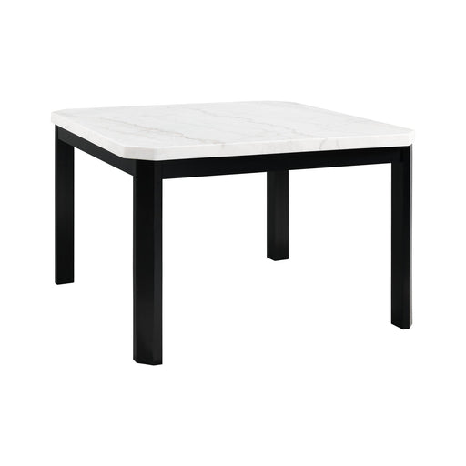 Francesca White Marble Counter Height Dining Table image