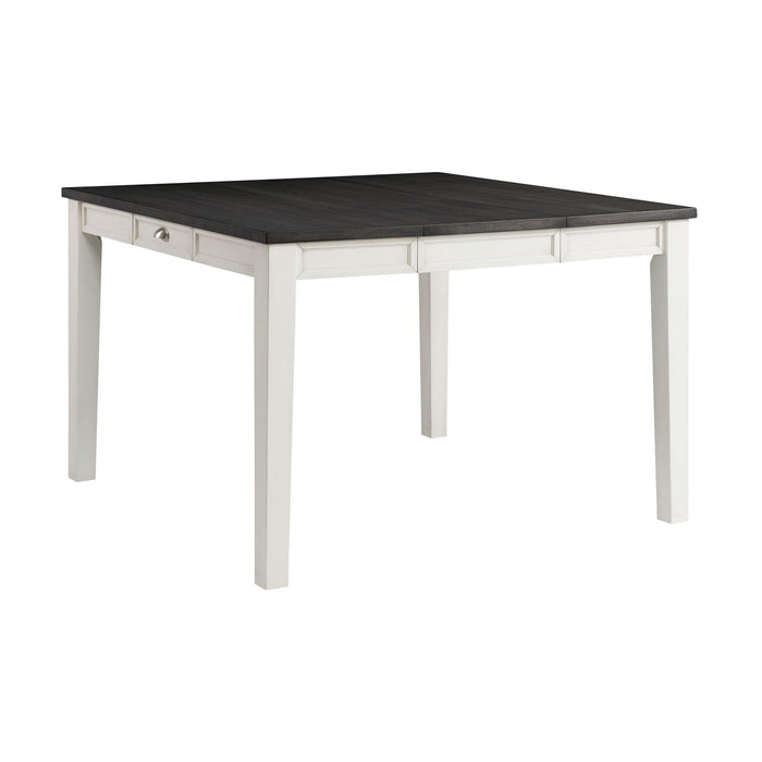 Kayla Two Tone Counter Height Dining Table with Storage image