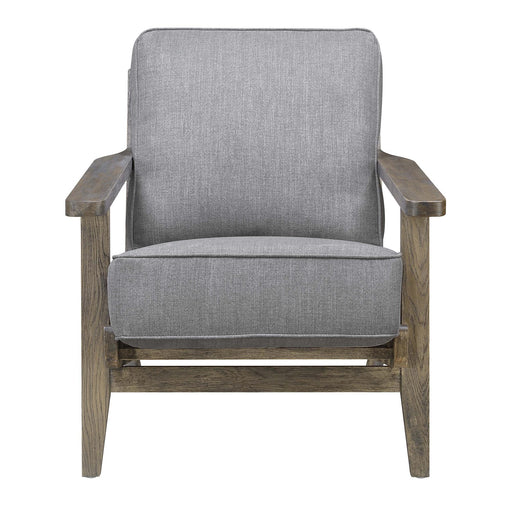 Metro Accent Chair in Slate w/ Antique Legs image
