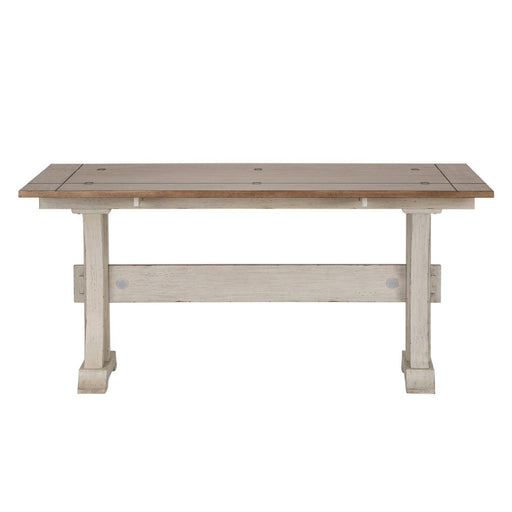 Liberty Farmhouse Reimagined Flip Lid Sofa Table in Antique White image