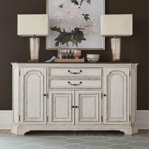 Liberty Furniture Abbey Road Hall Buffet in Porcelain White image