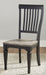 Liberty Furniture Allyson Park Slat Back Side Chair in Wirebrushed Black Forest (Set of 2) image