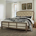 Liberty Furniture Americana Farmhouse Queen Shelter Bed in Dusty Taupe and Black image