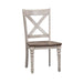 Liberty Furniture Cottage Lane X Back Wood Seat Side Chair (Set of 2) in Antique White image